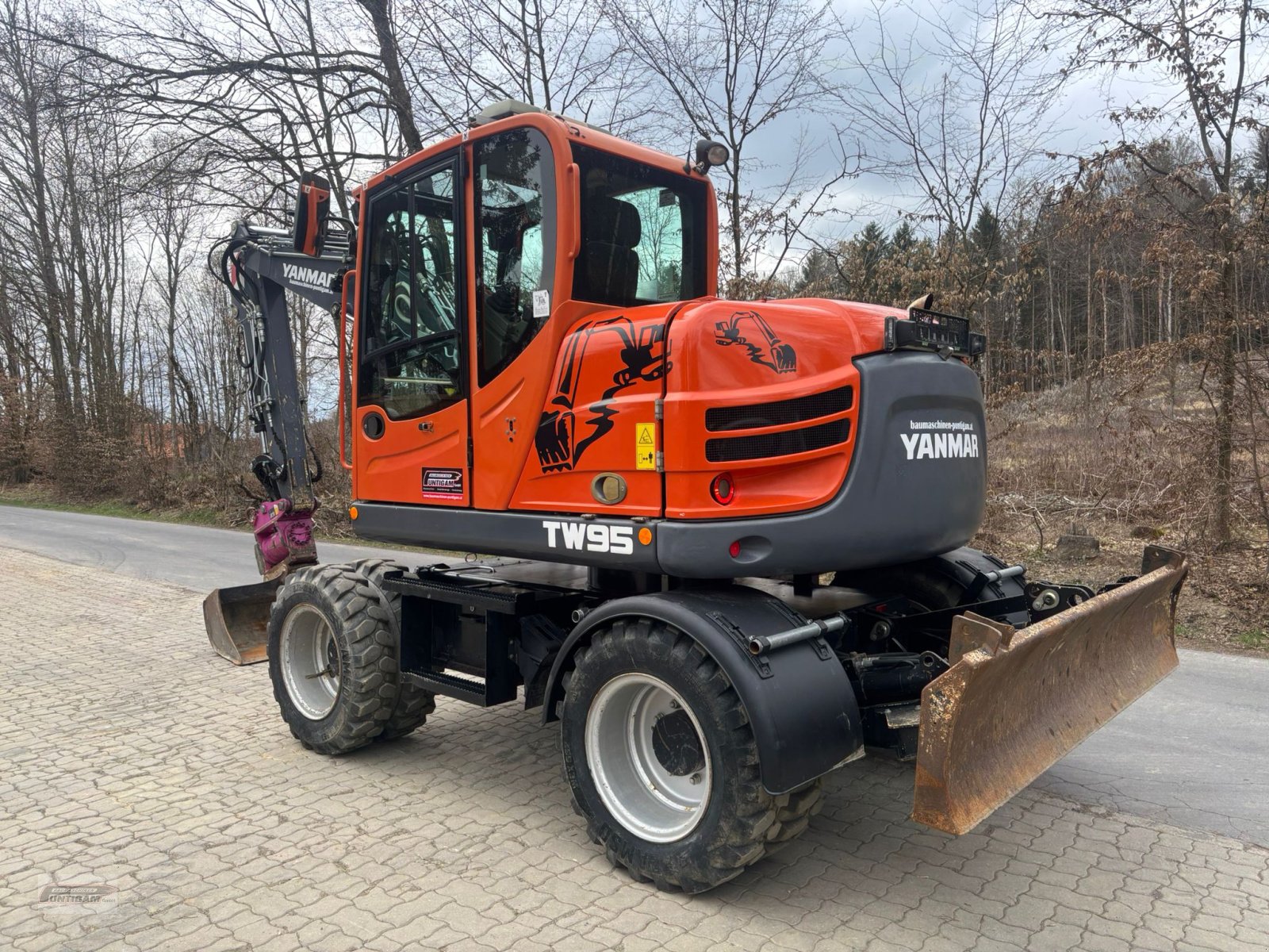 Mobilbagger a típus Yanmar TW 95, Gebrauchtmaschine ekkor: Deutsch - Goritz (Kép 5)