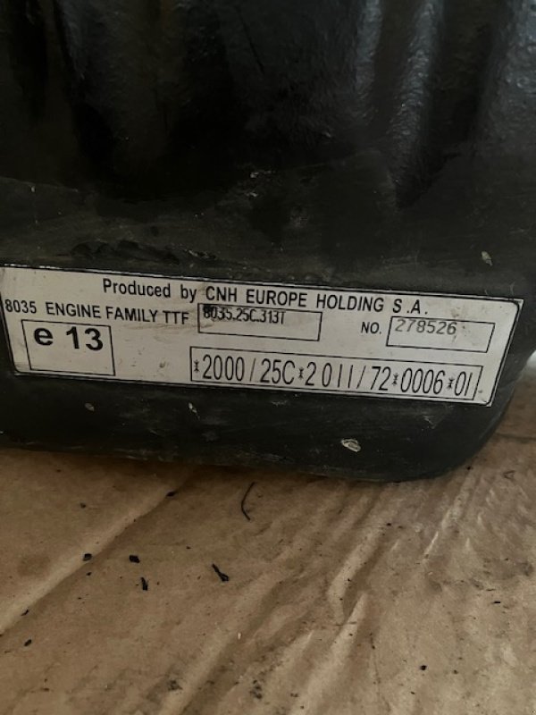Motor & Motorteile des Typs CNH TTF8035.25C.313T, Gebrauchtmaschine in Ostrach (Bild 3)