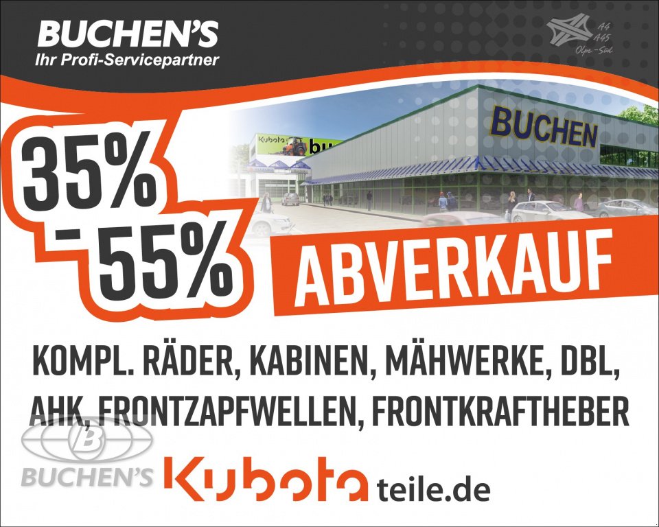 Motor & Motorteile des Typs Kubota M6060 M7060 M4062 Kit Auspuff unten, Neumaschine in Olpe (Bild 2)