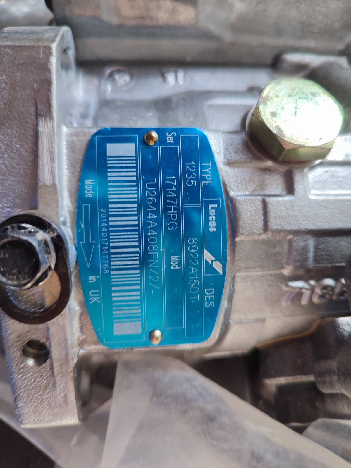 Motor & Motorteile des Typs Perkins 900 Einspritzpumpe, Neumaschine in Kressberg (Bild 3)