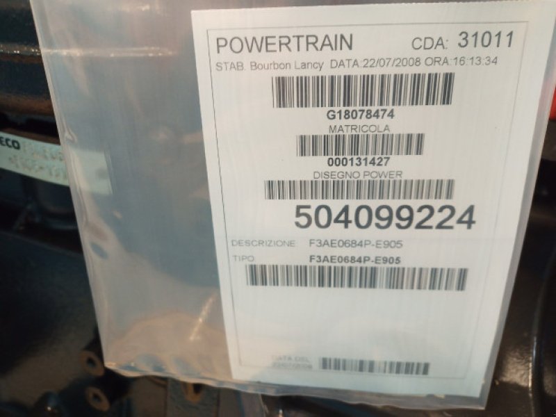 Motor und Motorteile типа Iveco F3AE0684P E905, Gebrauchtmaschine в Hemmet (Фотография 11)