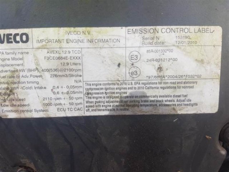 Motor und Motorteile типа Iveco F3CE0684E, Gebrauchtmaschine в Hemmet (Фотография 5)