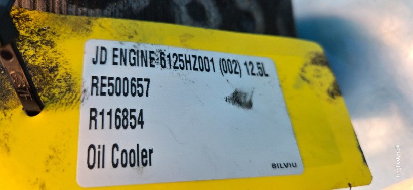 Motor und Motorteile des Typs John Deere 6125HZ001, Gebrauchtmaschine in Hemmet (Bild 13)