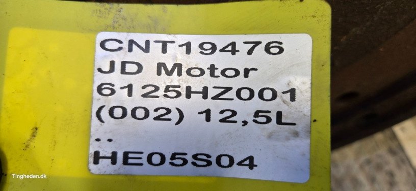 Motor und Motorteile του τύπου John Deere 6125HZ001, Gebrauchtmaschine σε Hemmet (Φωτογραφία 16)