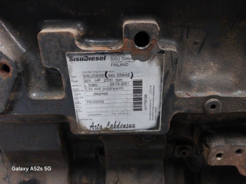 Motor und Motorteile типа Massey Ferguson 7278, Gebrauchtmaschine в Hemmet (Фотография 4)