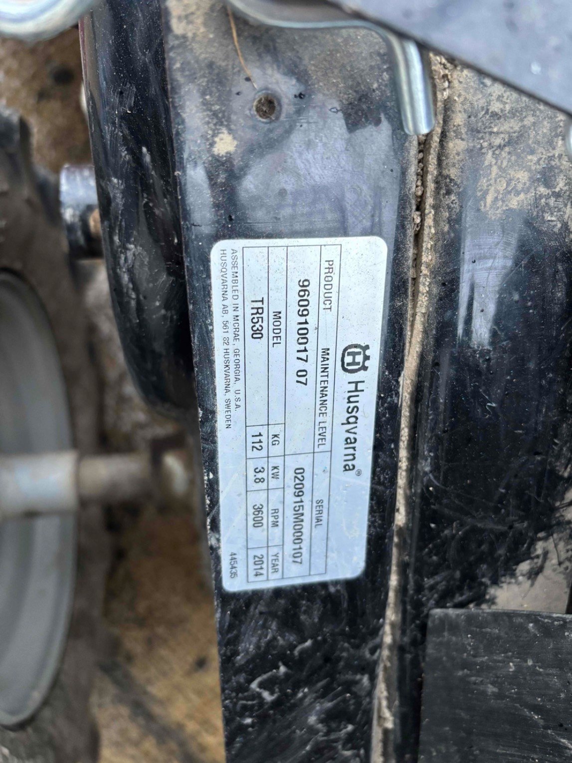 Motorhacke des Typs Husqvarna Motobineuse TR530 Husqvarna, Gebrauchtmaschine in LA SOUTERRAINE (Bild 7)