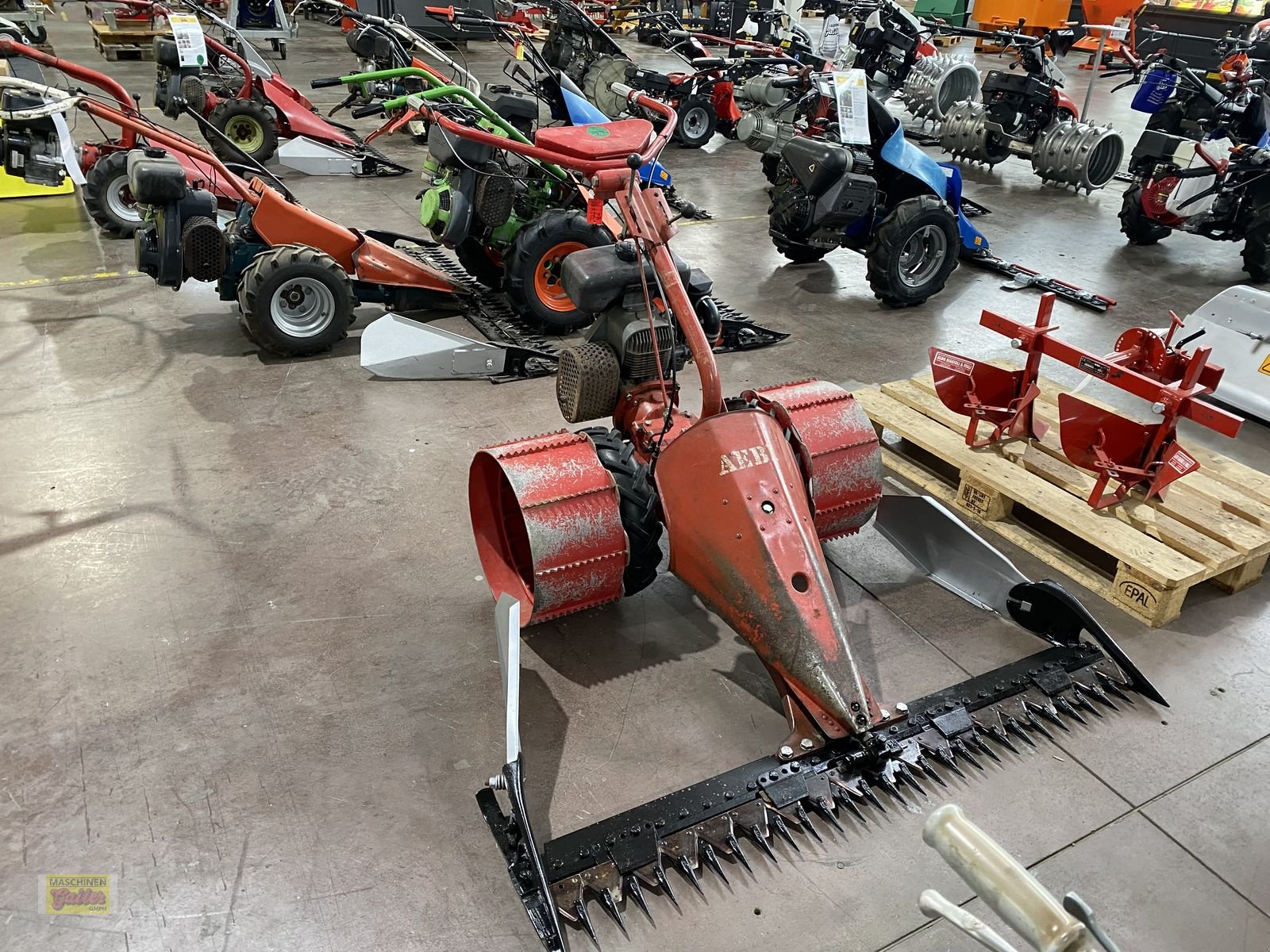Motormäher of the type Aebi Aebi AM 9 mit Fingerbalken 150cm und Gitterräder, Gebrauchtmaschine in Kötschach (Picture 2)