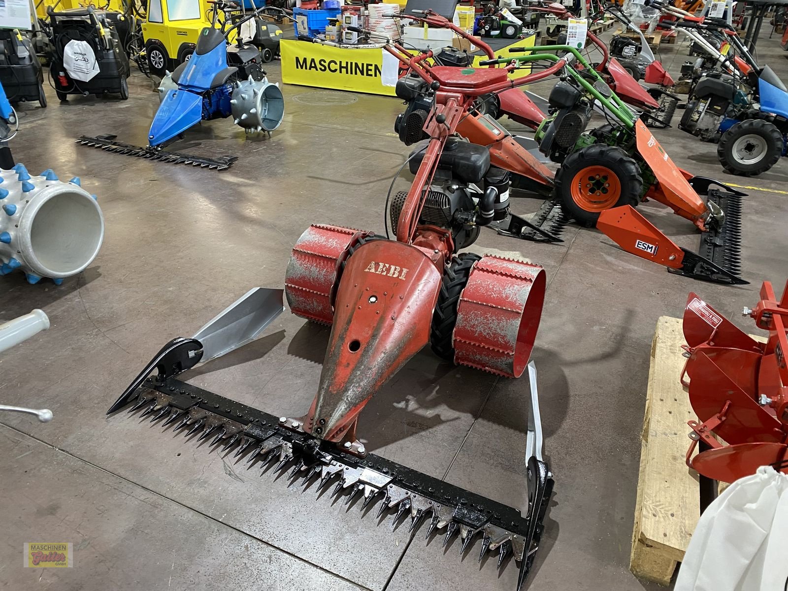 Motormäher of the type Aebi Aebi AM 9 mit Fingerbalken 150cm und Gitterräder, Gebrauchtmaschine in Kötschach (Picture 1)