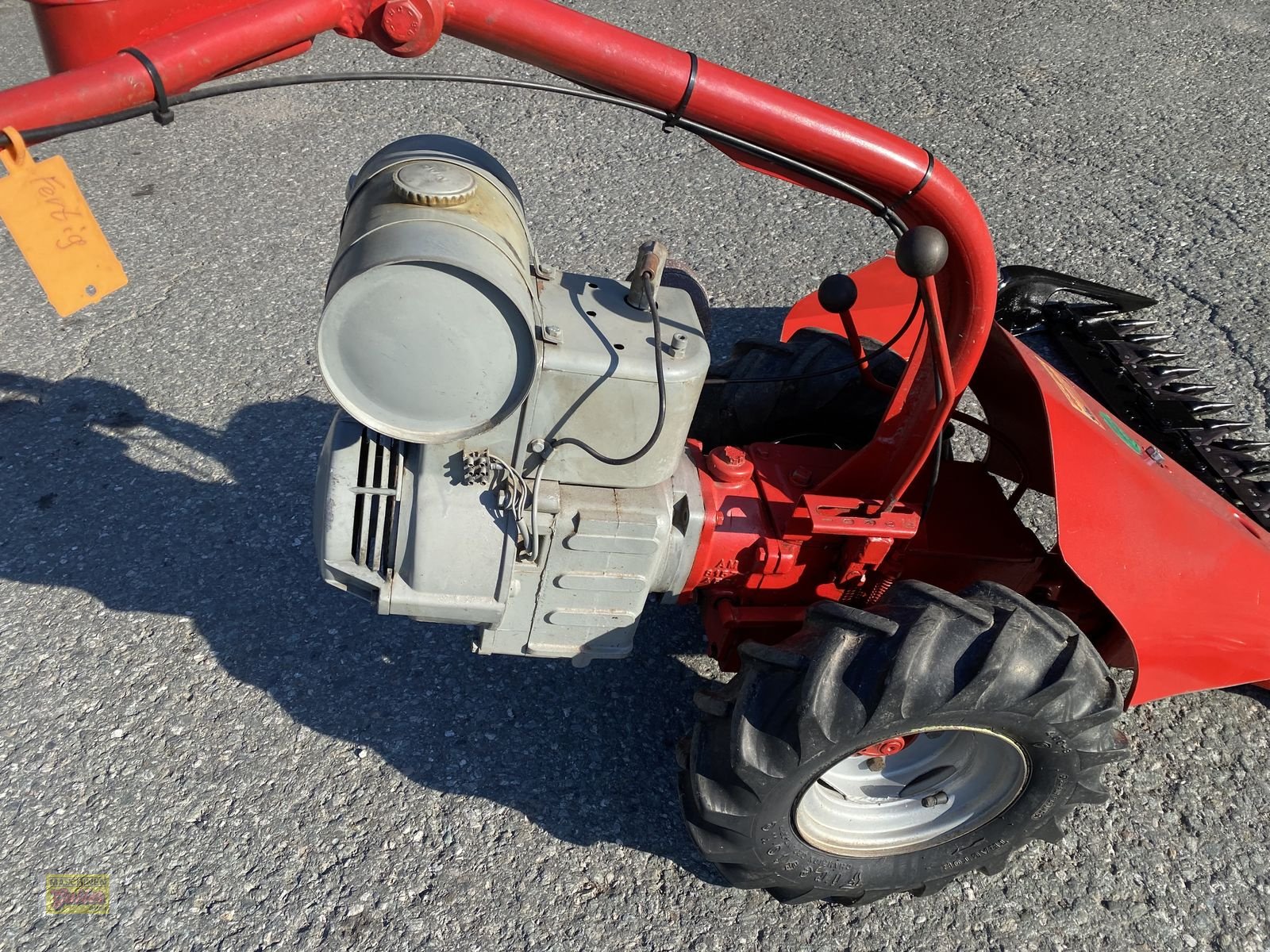 Motormäher Türe ait Aebi AM 8 mit Fingerbalken 160cm, Gebrauchtmaschine içinde Kötschach (resim 10)