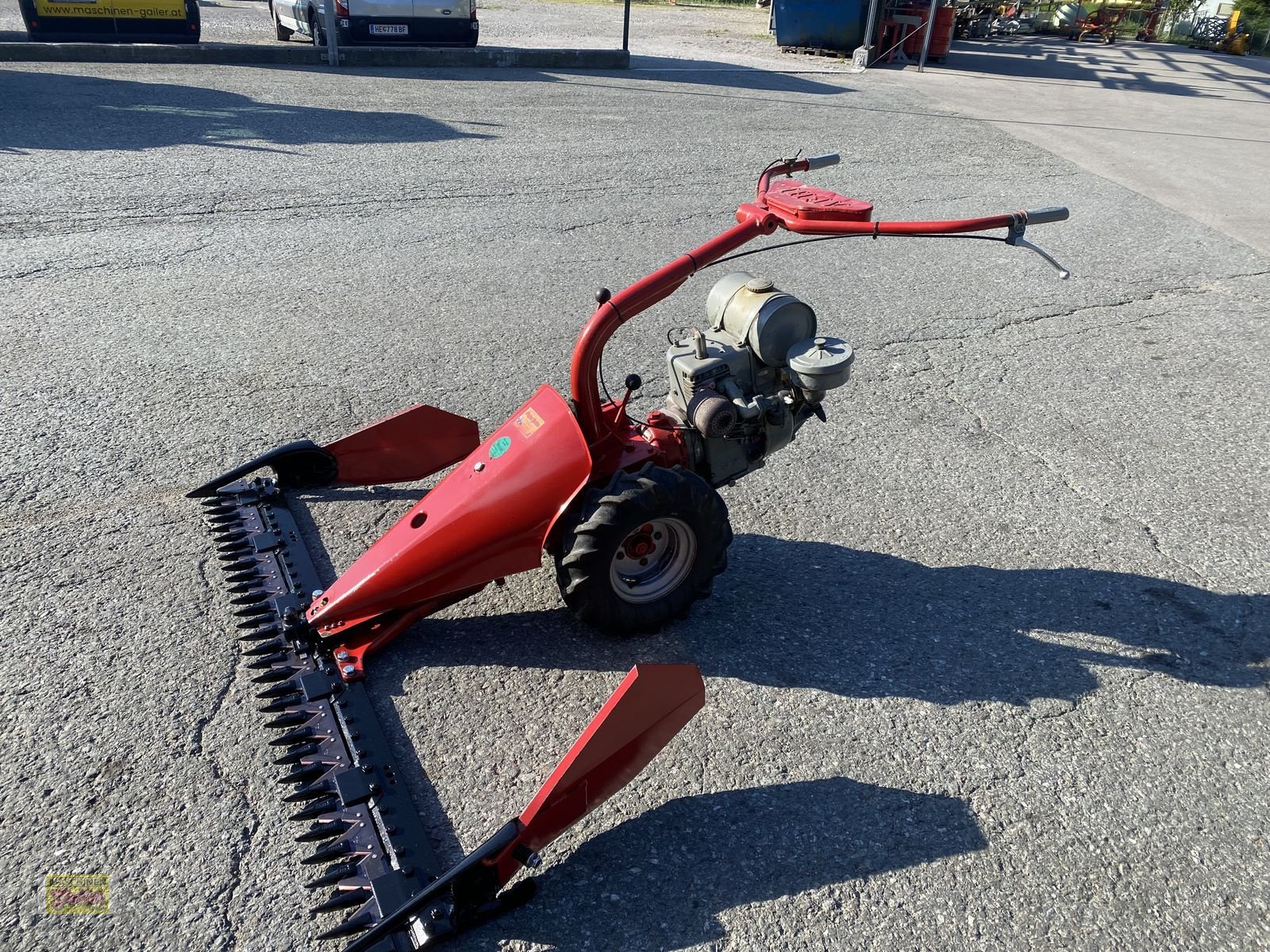 Motormäher Türe ait Aebi AM 8 mit Fingerbalken 160cm, Gebrauchtmaschine içinde Kötschach (resim 4)