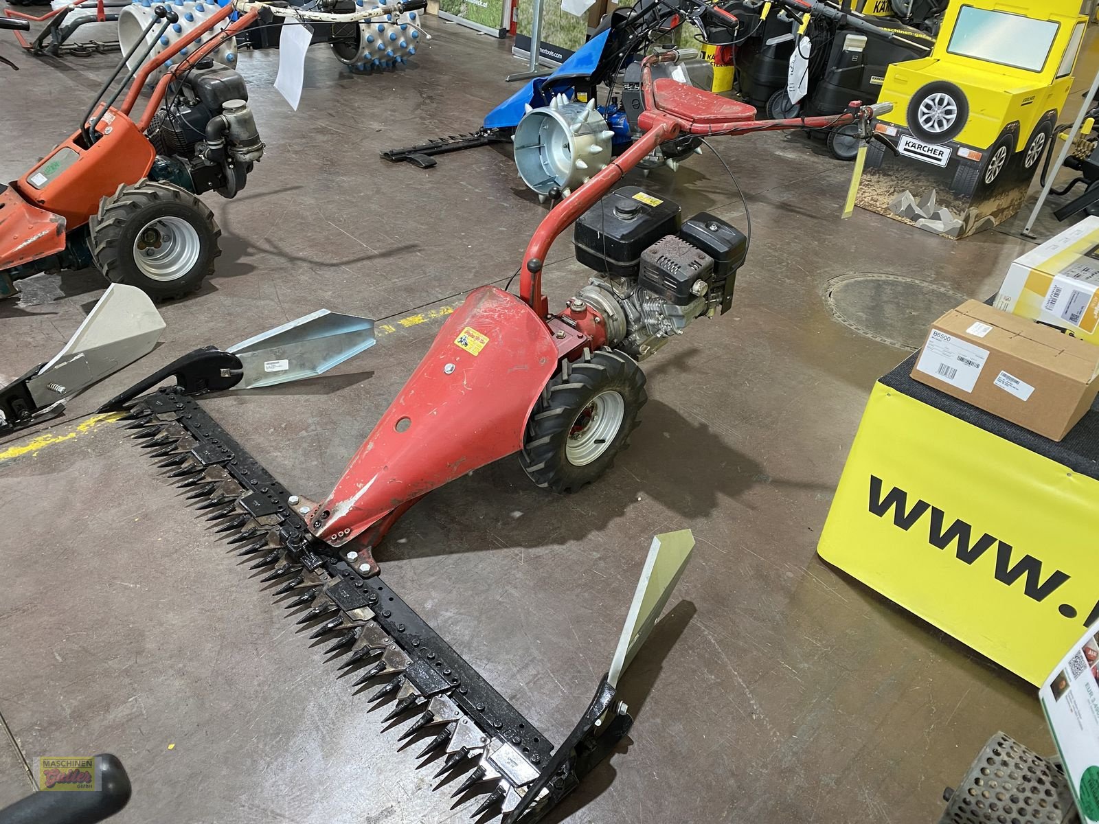 Motormäher typu Aebi AM 9 mit Fingerbalken 160cm und Luftreifen, Gebrauchtmaschine v Kötschach (Obrázek 3)