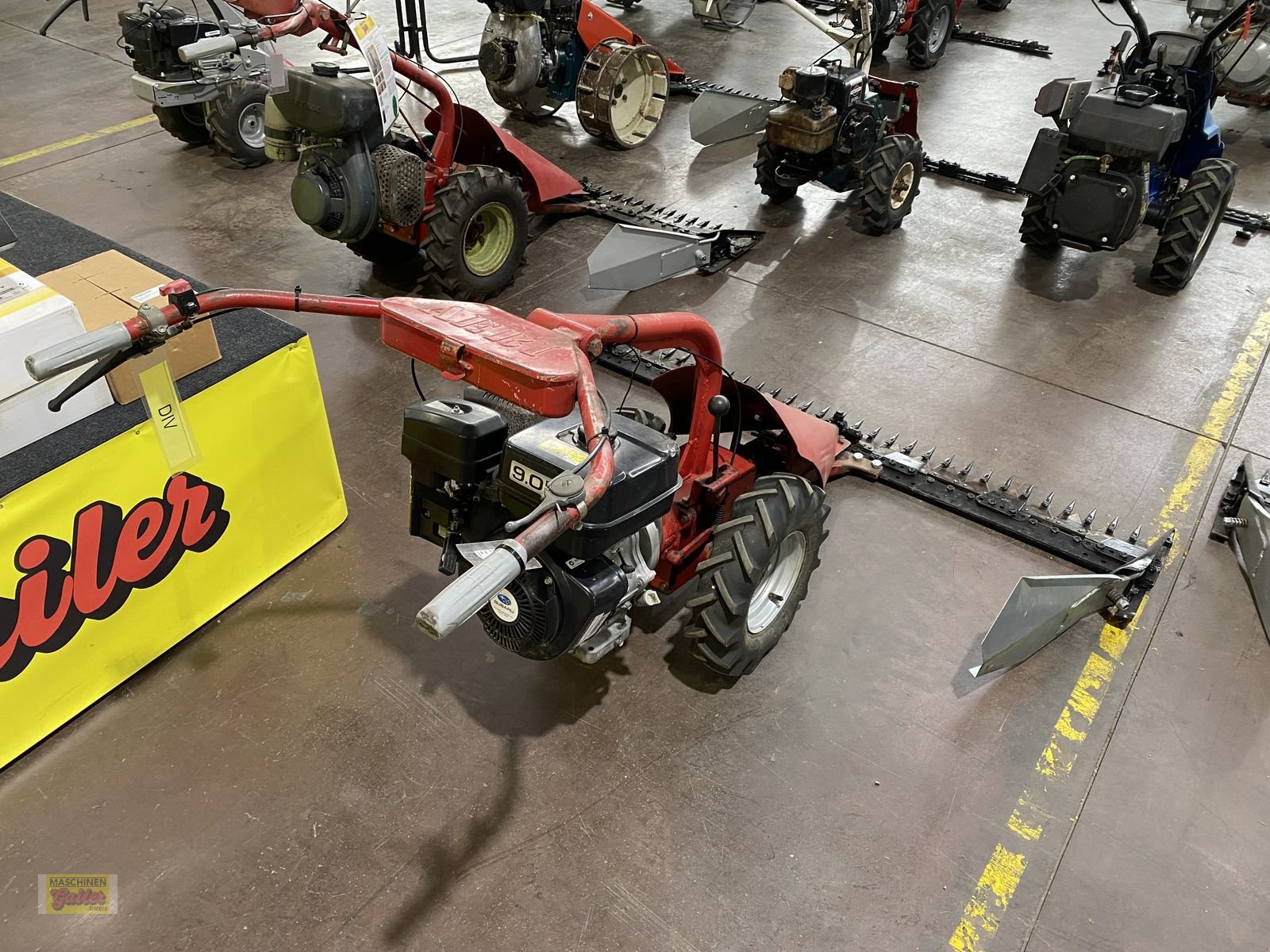 Motormäher typu Aebi AM 9 mit Fingerbalken 160cm und Luftreifen, Gebrauchtmaschine v Kötschach (Obrázek 7)