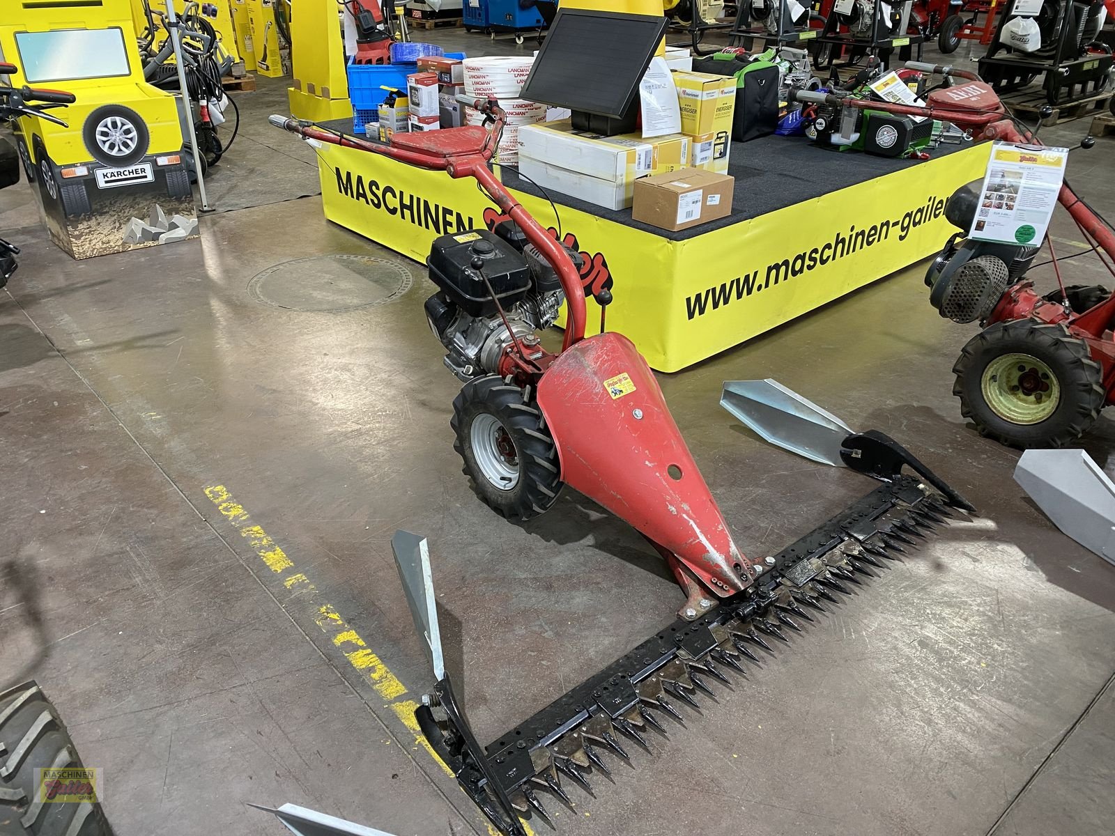 Motormäher typu Aebi AM 9 mit Fingerbalken 160cm und Luftreifen, Gebrauchtmaschine v Kötschach (Obrázek 1)