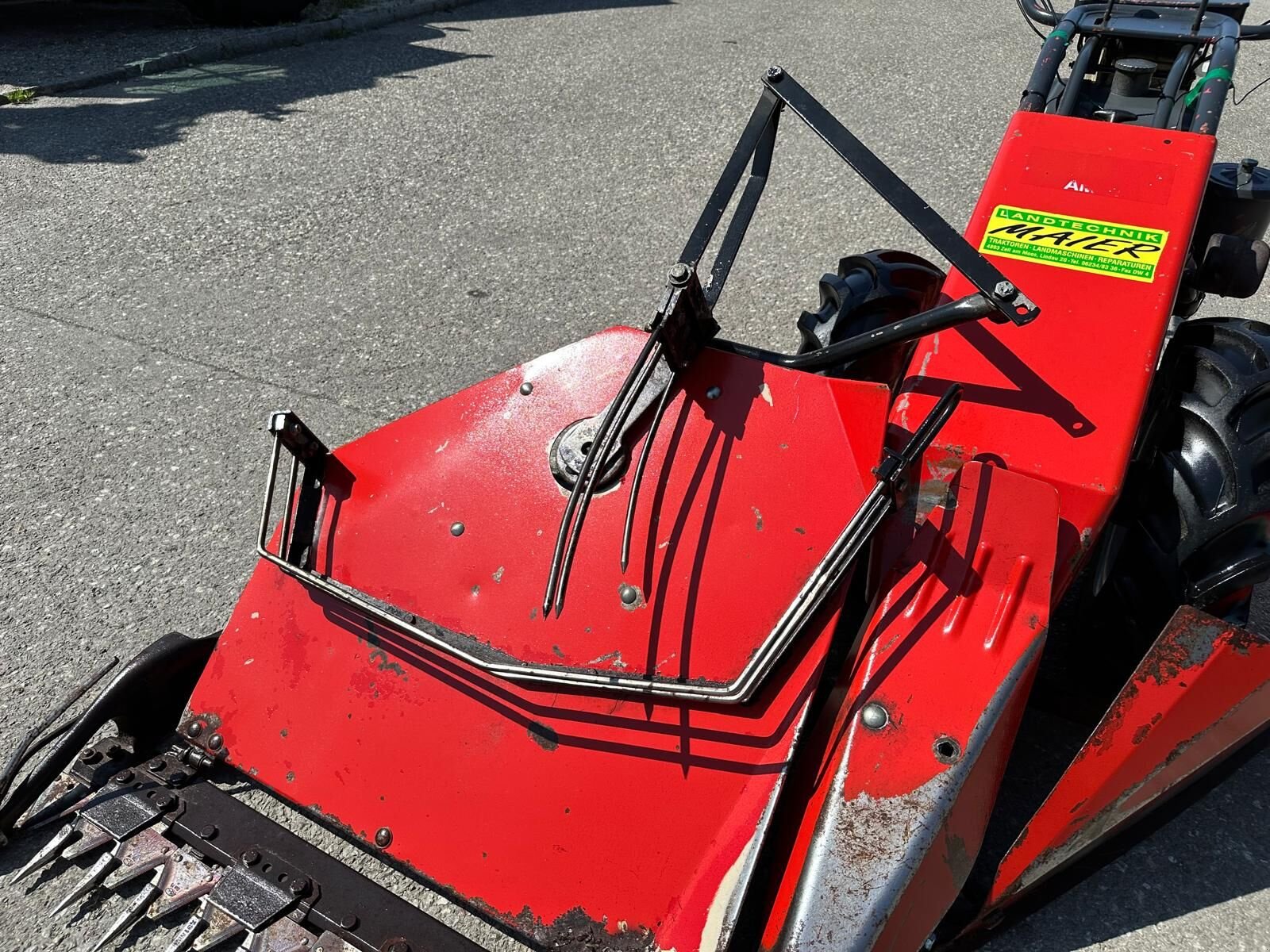 Motormäher Türe ait Aebi Eingrasmotormäher AM41, Gebrauchtmaschine içinde Kirchdorf (resim 12)
