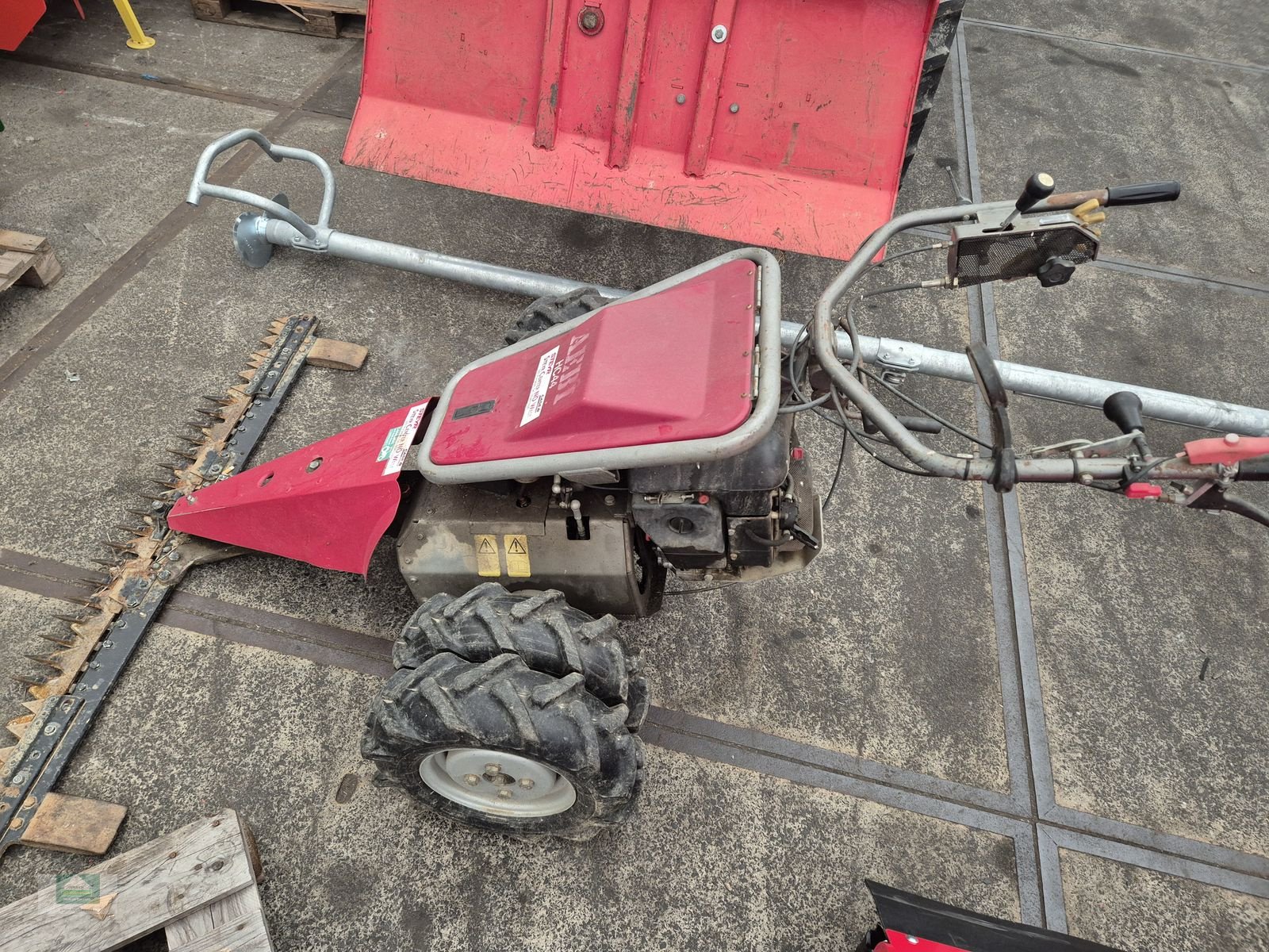 Motormäher Türe ait Aebi HC 44, Gebrauchtmaschine içinde Klagenfurt (resim 5)