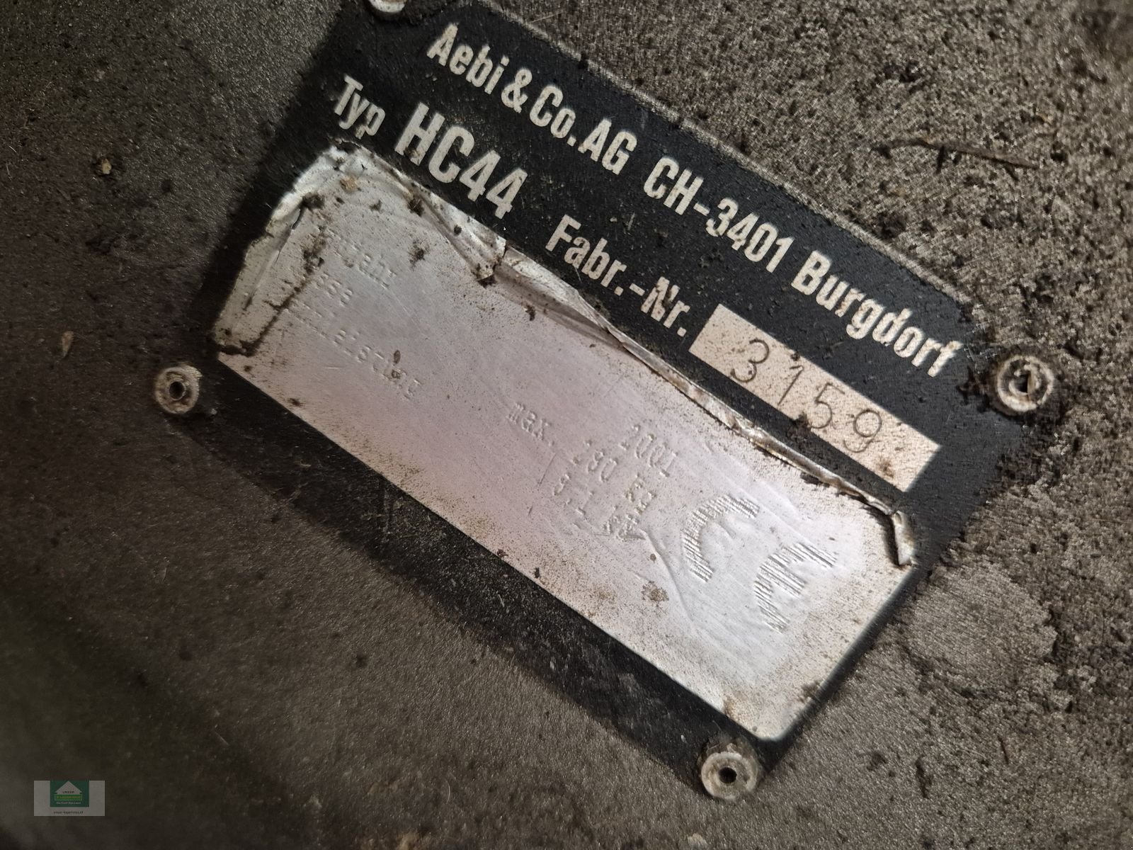 Motormäher Türe ait Aebi HC 44, Gebrauchtmaschine içinde Klagenfurt (resim 3)