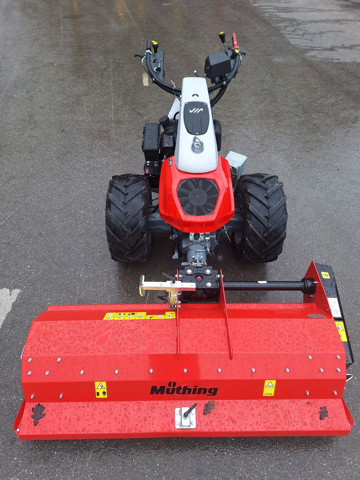 Motormäher del tipo Aebi Sonderaktion CC 160 mit 140 Müthing Mulcher, Gebrauchtmaschine In Burgkirchen (Immagine 2)