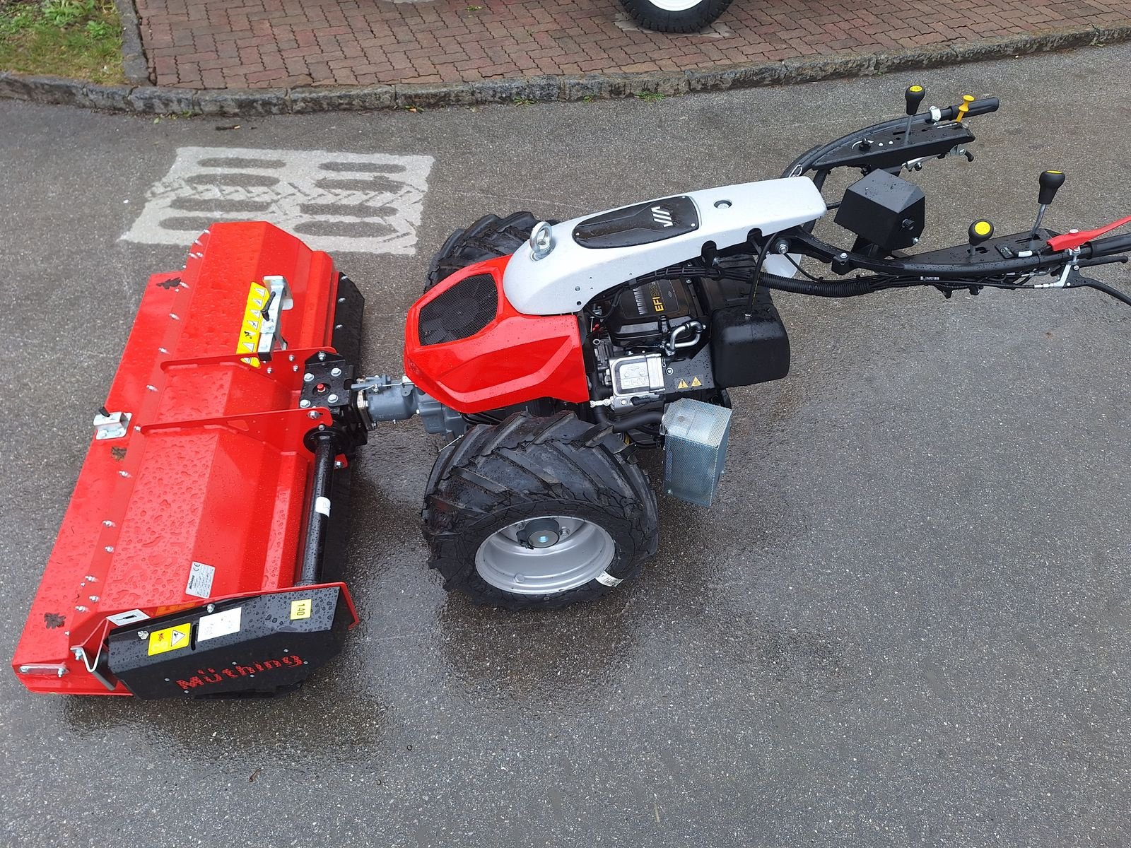 Motormäher del tipo Aebi Sonderaktion CC 160 mit 140 Müthing Mulcher, Gebrauchtmaschine In Burgkirchen (Immagine 3)