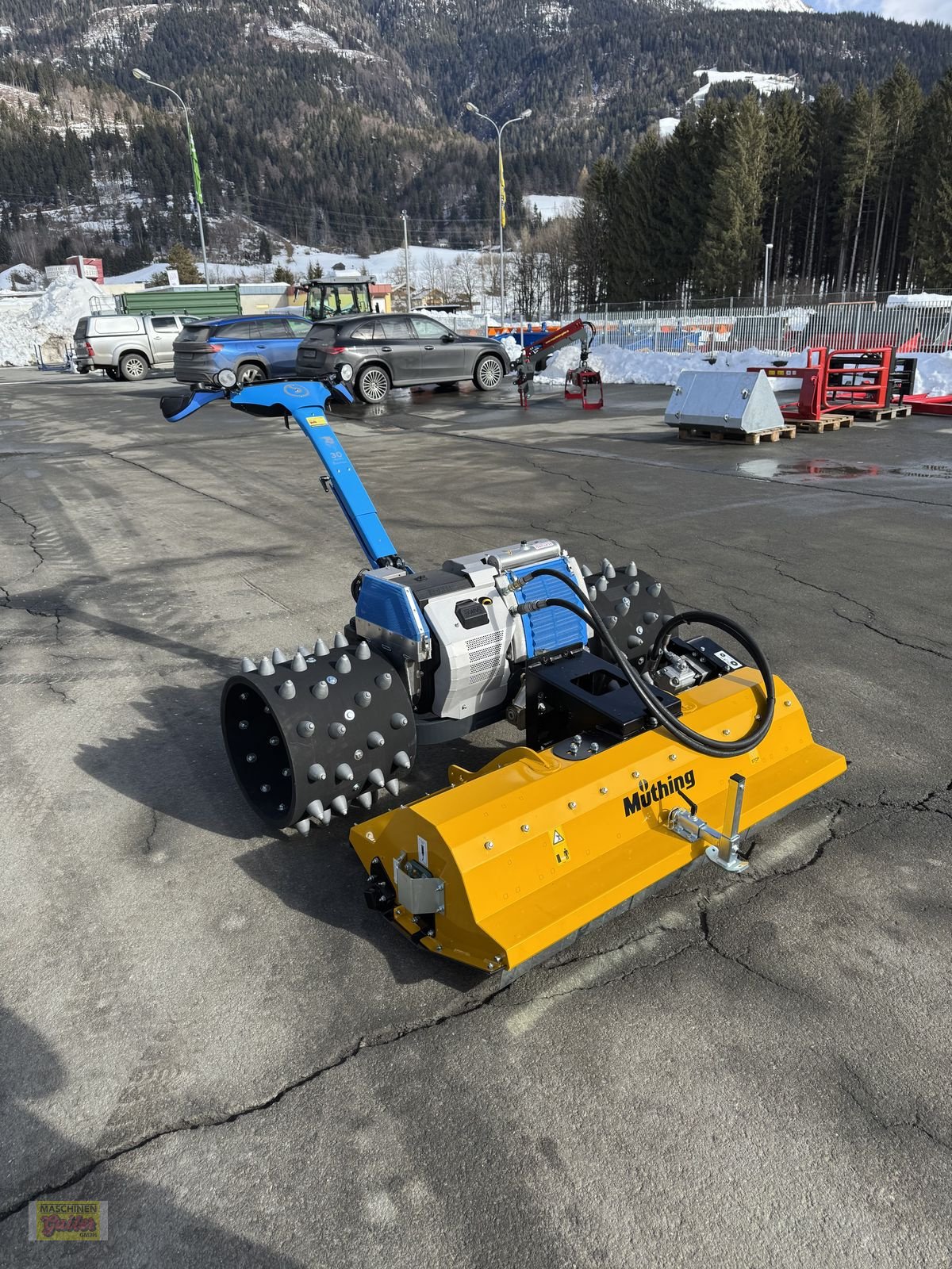 Motormäher of the type Brielmaier TYP 29 mit Müthing Mulcher, Neumaschine in Kötschach (Picture 22)