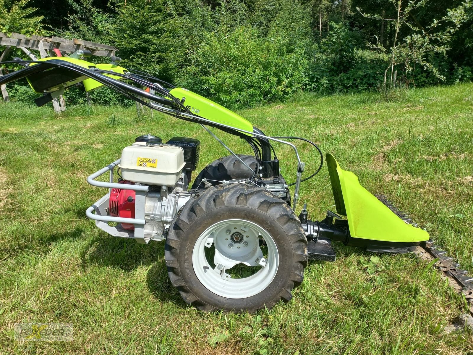 Motormäher Türe ait Grillo G110DF GX390 mit Schlegelmulcher, Gebrauchtmaschine içinde Pattigham (resim 7)