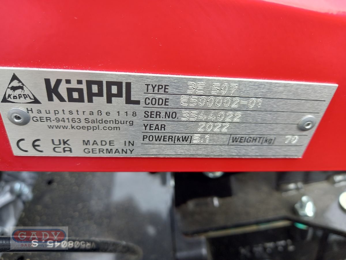 Motormäher typu Köppl 3E507, Neumaschine w Lebring (Zdjęcie 8)