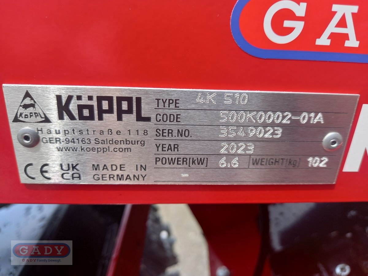 Motormäher typu Köppl 4K510, Neumaschine w Lebring (Zdjęcie 10)