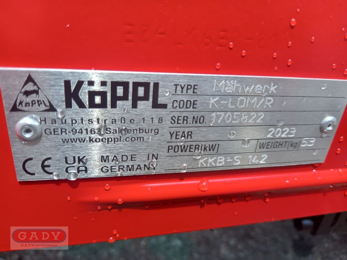 Motormäher типа Köppl 4K510, Neumaschine в Lebring (Фотография 11)