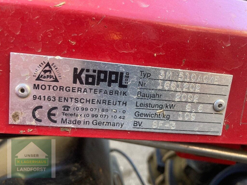 Motormäher typu Köppl 510, Gebrauchtmaschine v Murau (Obrázek 14)