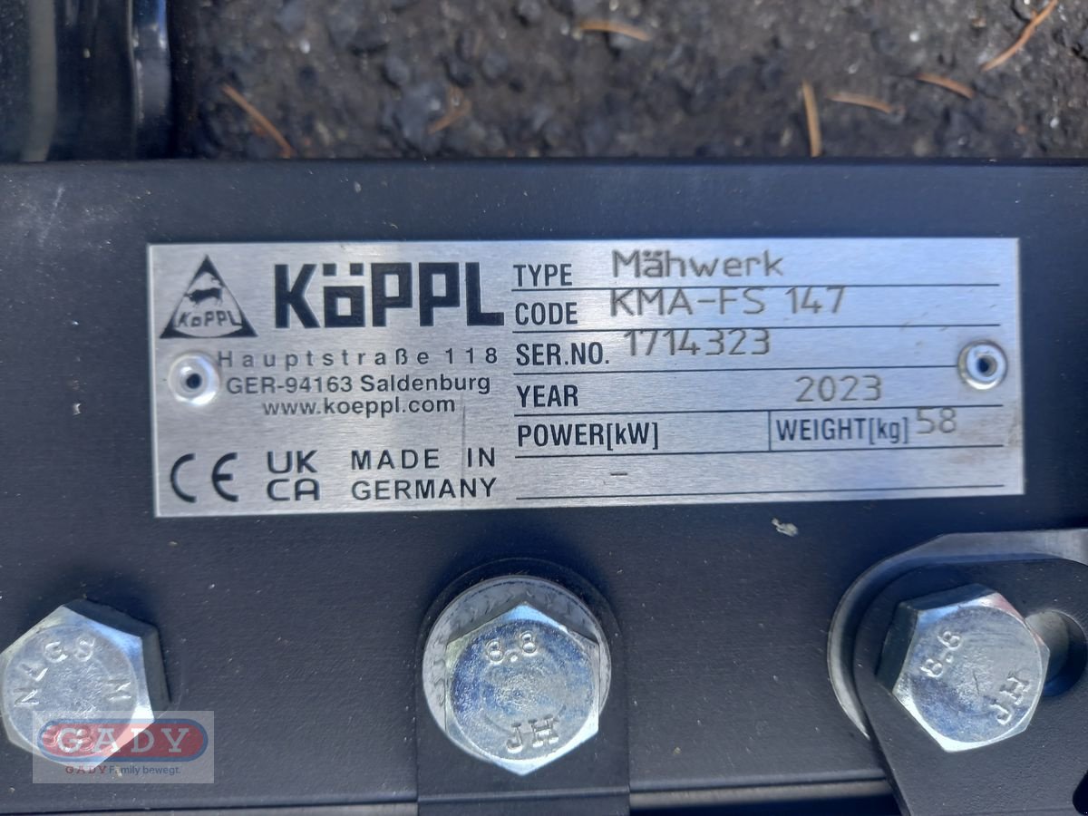 Motormäher des Typs Köppl ATRA-7 MOTORMÄHER, Neumaschine in Lebring (Bild 14)