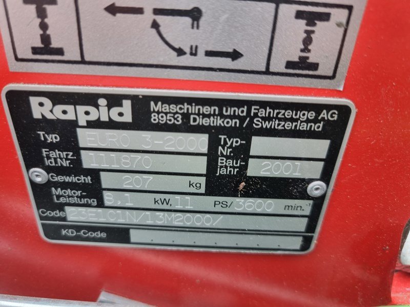 Motormäher del tipo Rapid EURO 3 Motormäher, Gebrauchtmaschine en Chur (Imagen 5)