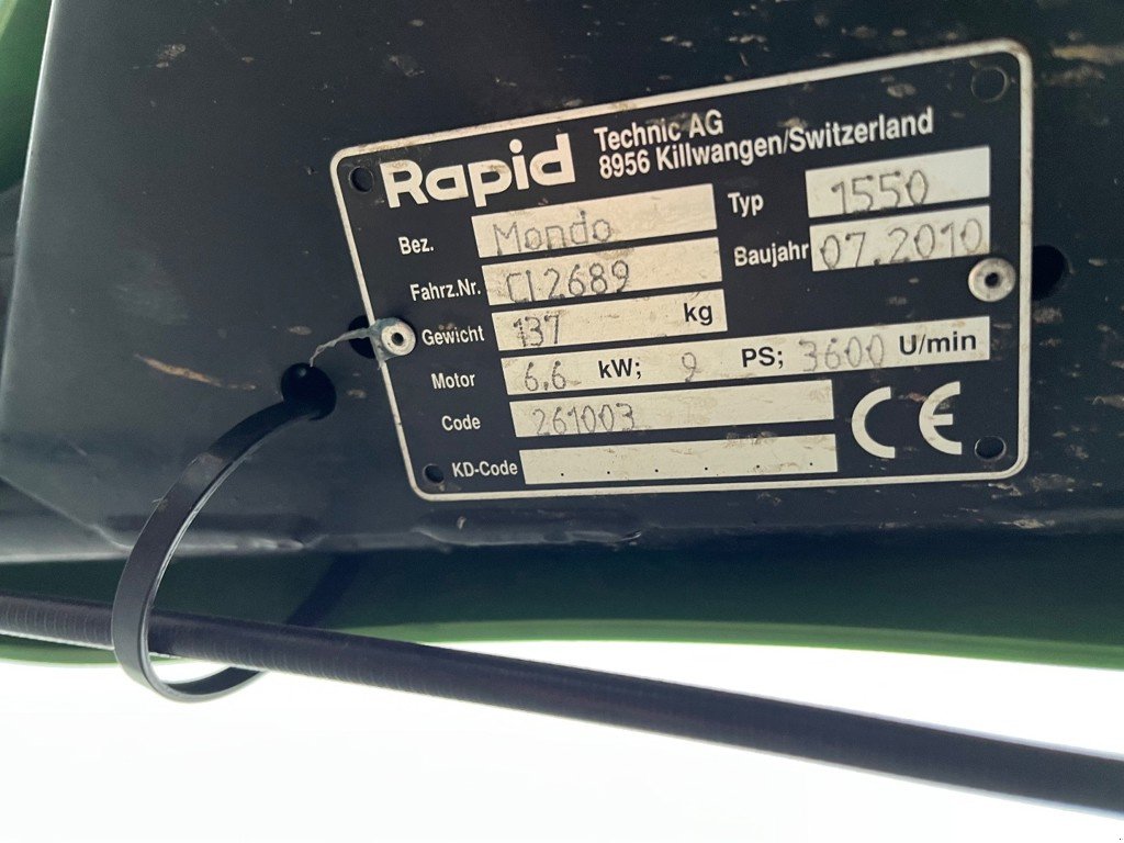 Motormäher of the type Rapid Mondo, Gebrauchtmaschine in Helgisried (Picture 4)