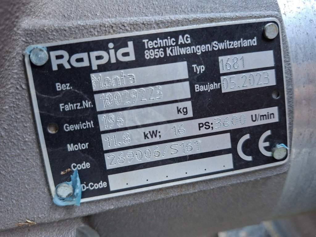 Motormäher des Typs Rapid Monta S161 Motormäher, Gebrauchtmaschine in Chur (Bild 4)