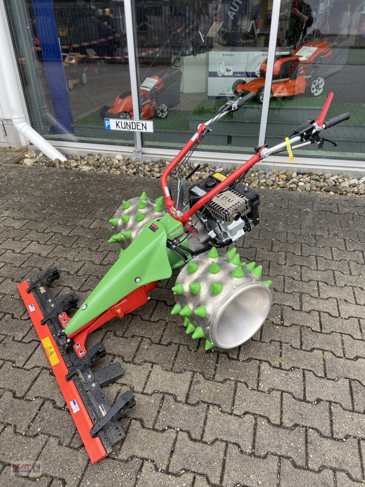 Motormäher of the type Rapid Rex, Neumaschine in Waldkraiburg (Picture 1)