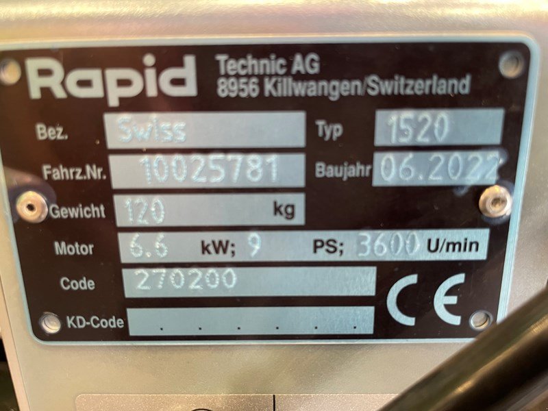 Motormäher типа Rapid Swiss, Typ 1520 Motormäher, Neumaschine в Chur (Фотография 5)