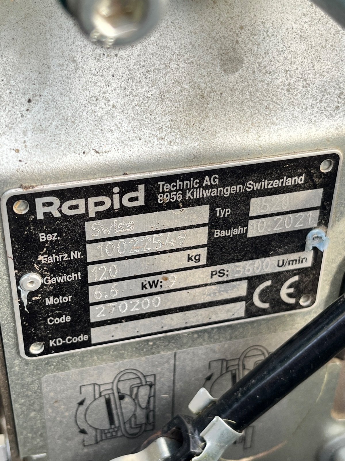 Motormäher typu Rapid Swiss, Gebrauchtmaschine v Oberhofen (Obrázek 3)