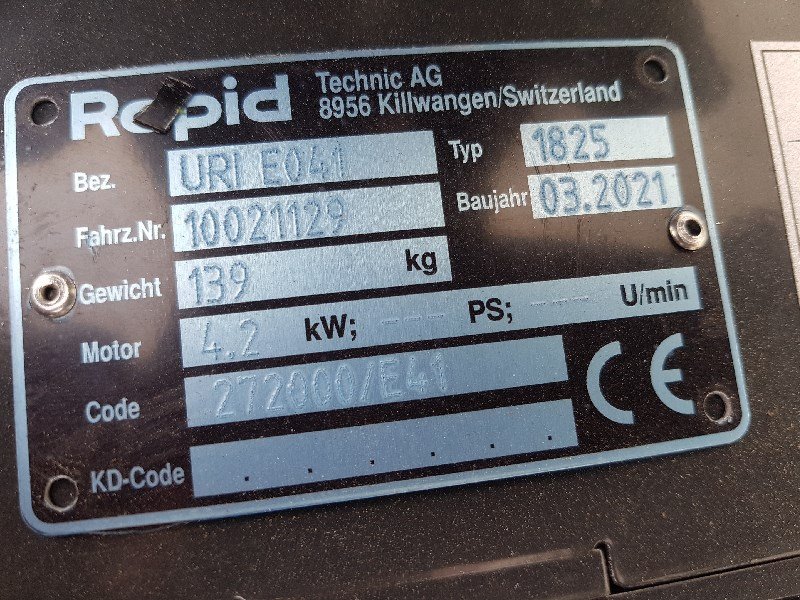 Motormäher of the type Rapid URI E041 Motormäher, Ausstellungsmaschine in Chur (Picture 7)