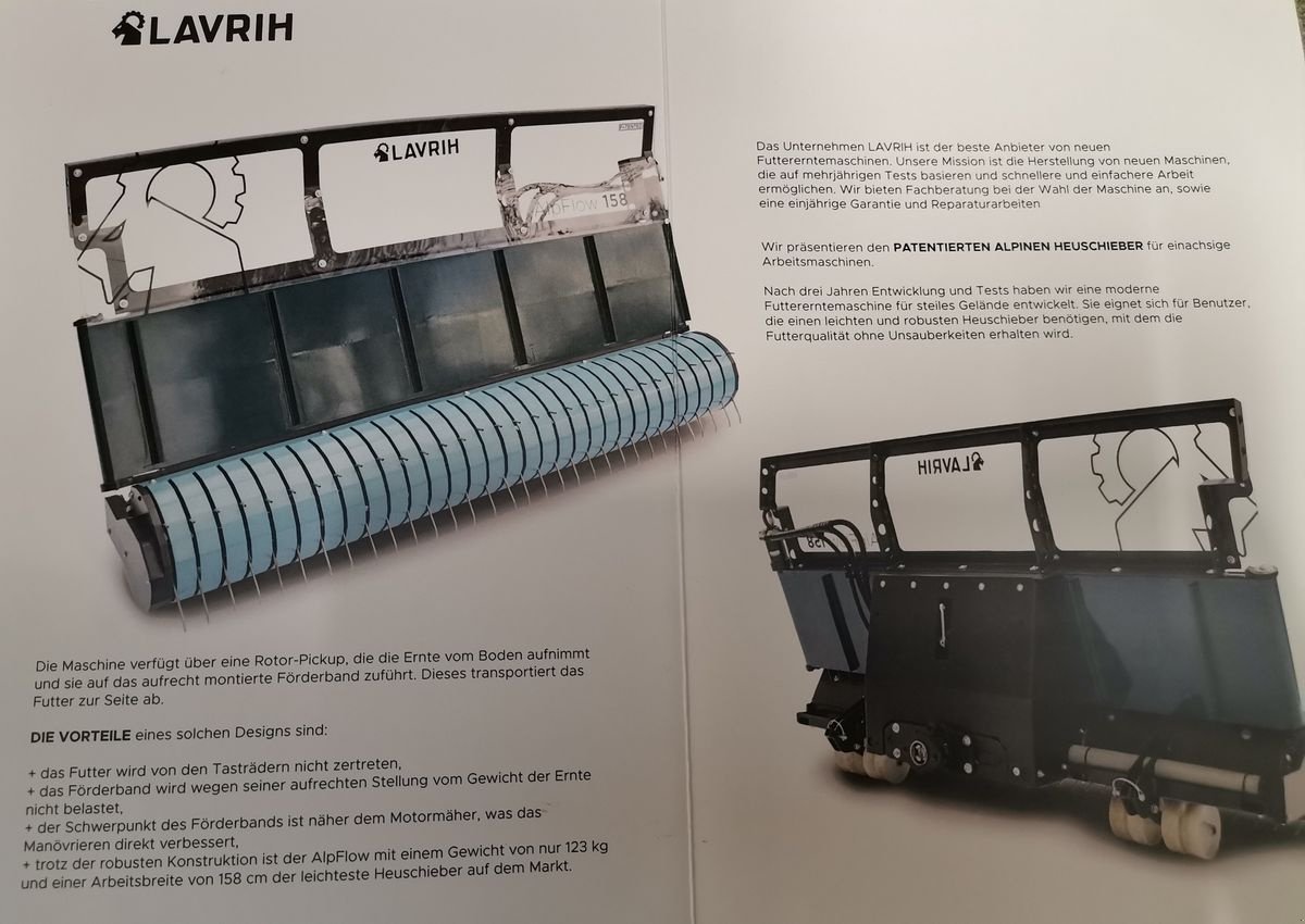 Motormäher of the type Sonstige Lavrih Heuschieber Alp Flow 178, Neumaschine in Ried im Oberinntal (Picture 4)