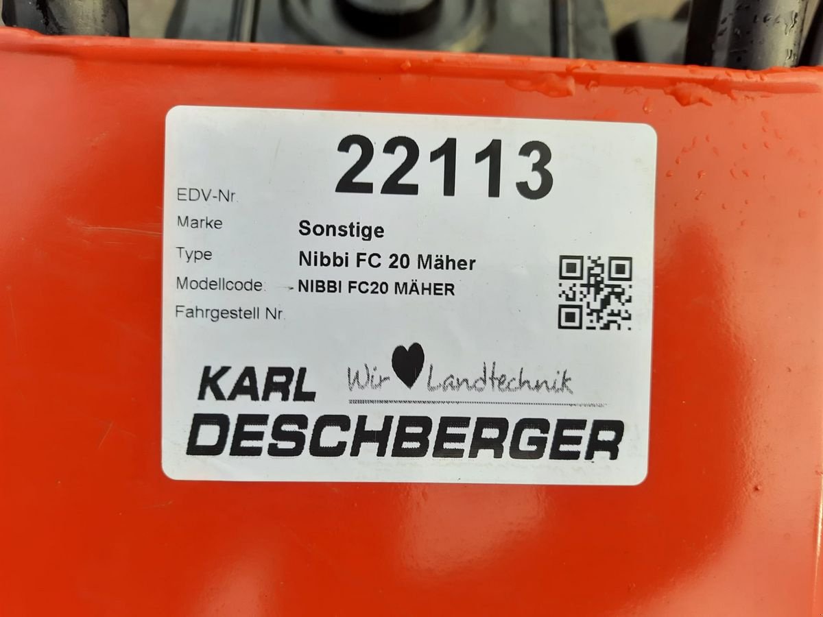 Motormäher del tipo Sonstige MNF FC 20 mit Sichelmähwerk 72 cm, Gebrauchtmaschine In St. Marienkirchen (Immagine 7)