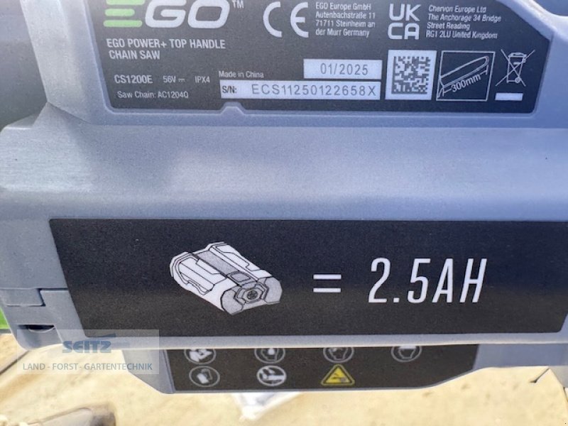 Motorsäge & Freischneider tipa EGO CS1200E, Neumaschine u Lindenfels-Glattbach (Slika 3)