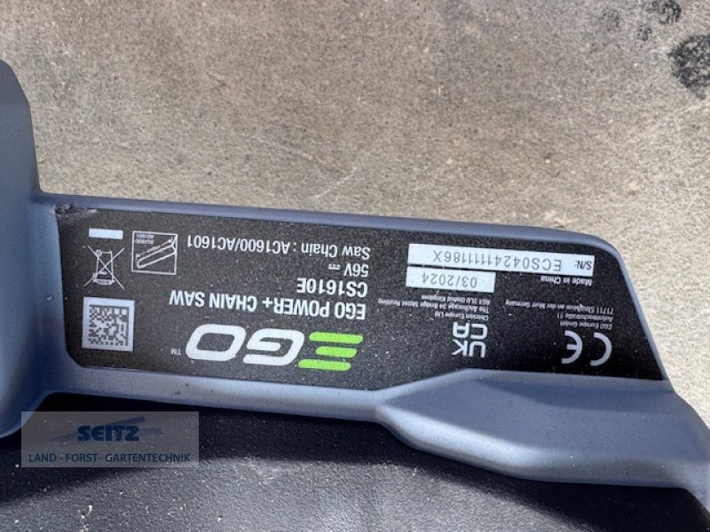 Motorsäge & Freischneider of the type EGO CS1610E, Neumaschine in Lindenfels-Glattbach (Picture 3)