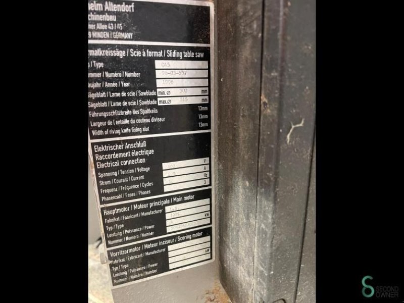 Motorsäge des Typs Sonstige Altendorf C45 COMPACT, Gebrauchtmaschine in Wijchen (Bild 5)
