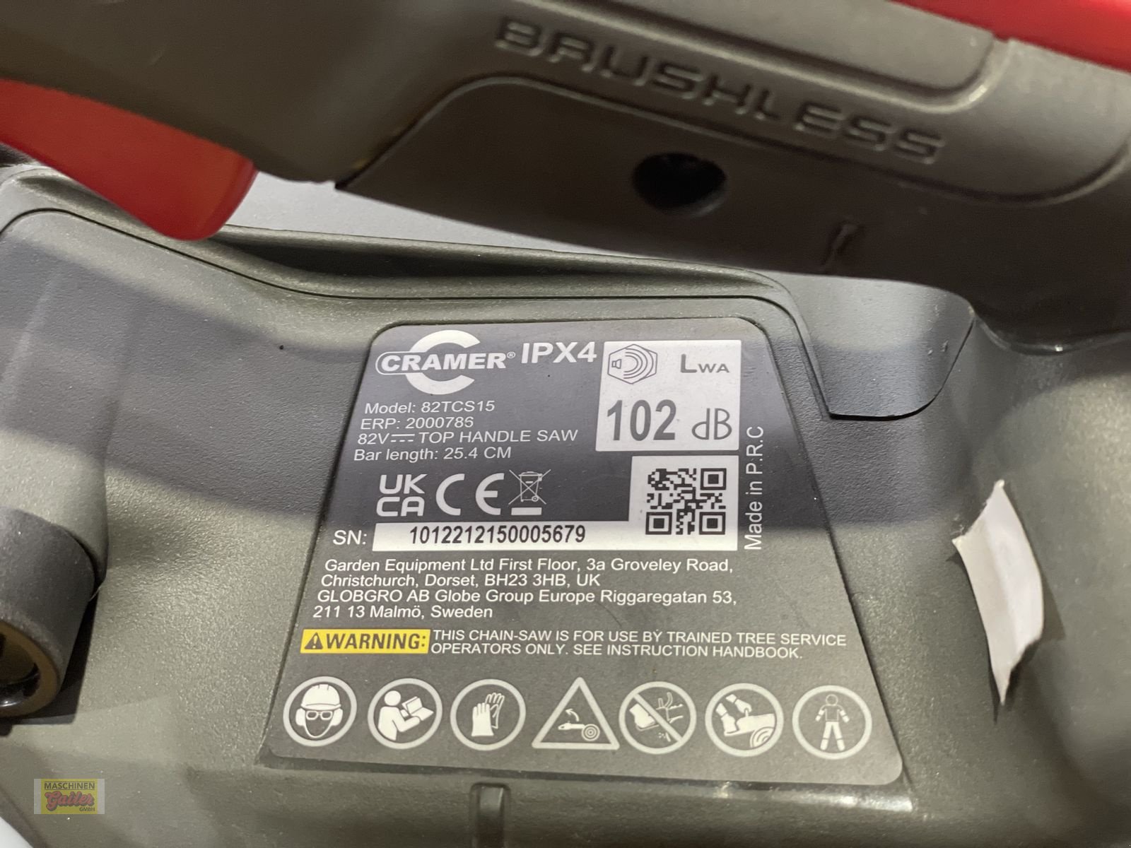 Motorsäge des Typs Sonstige Cramer Akku-Säge 82TCS15, Neumaschine in Kötschach (Bild 7)