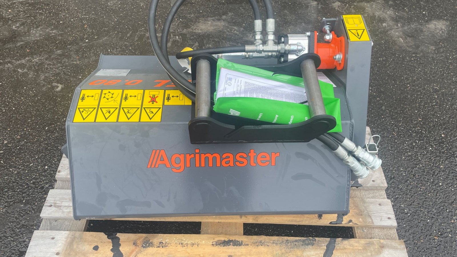 Mulcher typu Agrimaster HEL 80 slagleklipper  Hydraulisk - Inkl. beslag til minigraver, Gebrauchtmaschine v Holstebro (Obrázek 1)