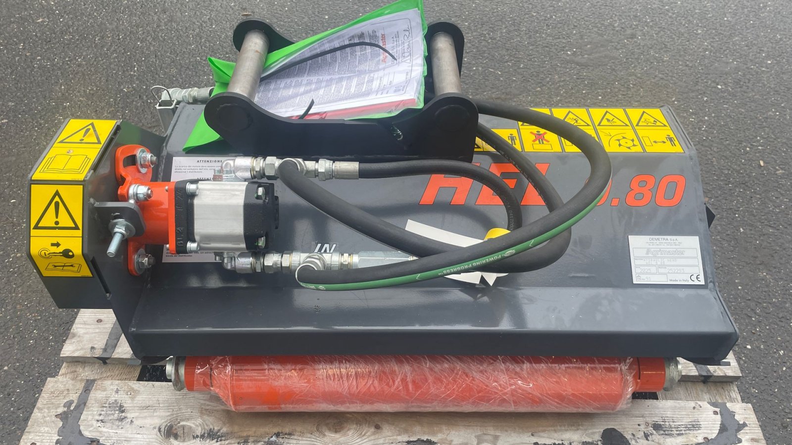 Mulcher typu Agrimaster HEL 80 slagleklipper  Hydraulisk - Inkl. beslag til minigraver, Gebrauchtmaschine v Holstebro (Obrázek 3)