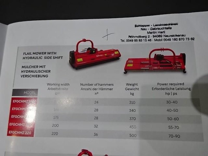 Mulcher des Typs Agro M MHV 175 / in verschiedenen Größen, Neumaschine in Neureichenau (Bild 22)