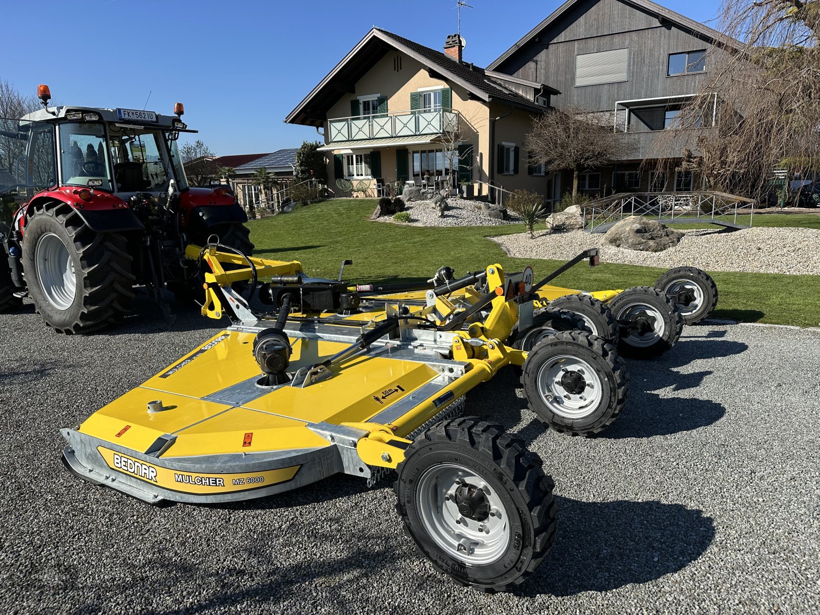Mulcher del tipo Bednar MZ 6000 mit Mais und Gras Version ! Mulcher Sichelmulcher, Neumaschine In Rankweil (Immagine 9)