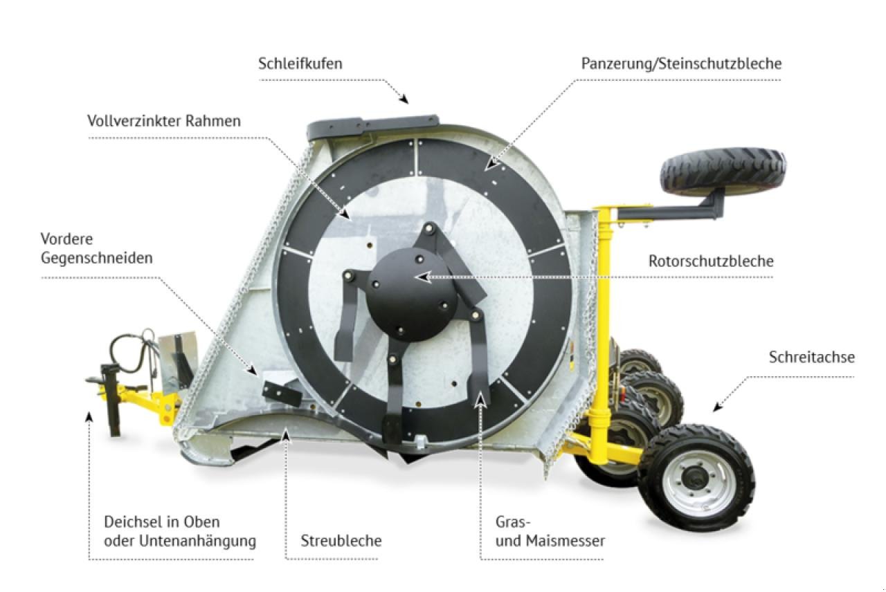 Mulcher of the type Bednar MZ4500 MULCHER, Neumaschine in Vehlow (Picture 1)