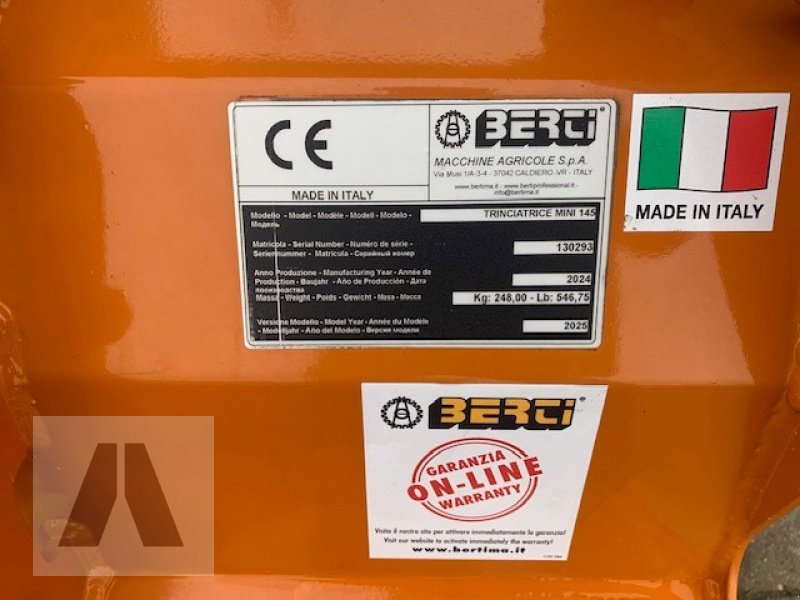 Mulcher typu Berti Heckmulchgerät, Neumaschine w Regensburg (Zdjęcie 2)