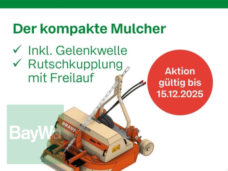 Mulcher του τύπου Braun Alfa 2000, Neumaschine σε Volkach (Φωτογραφία 1)