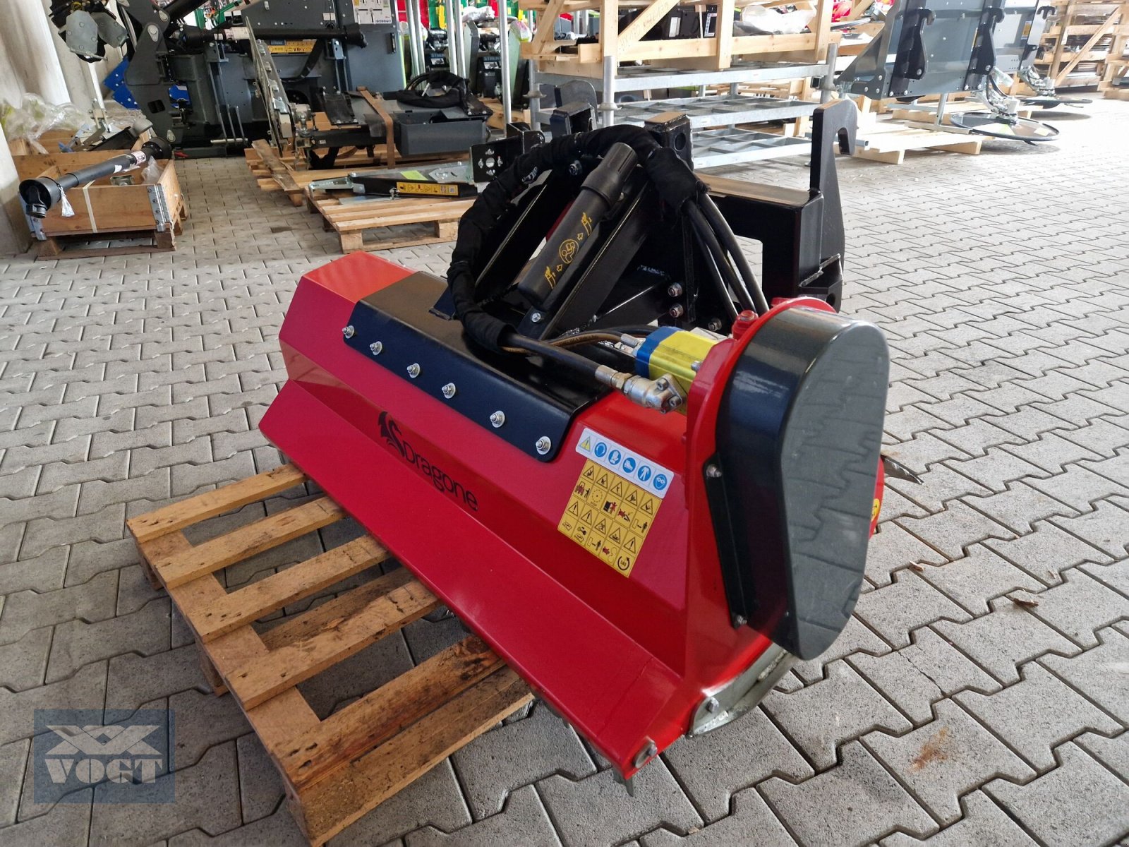 Mulcher typu DRAGONE L 130 HY Hydraulischer Mulcher für Hoflader /Radlader-Vorführgerät, Gebrauchtmaschine v Schmallenberg (Obrázek 3)